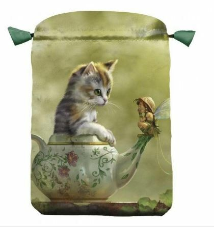 Fantasy Cats Satin Bag / Dice bag_boxshot
