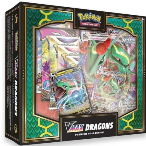 Pokémon TCG: VMAX Dragons Premium Collection - Rayquaza (max 2/kund)_boxshot