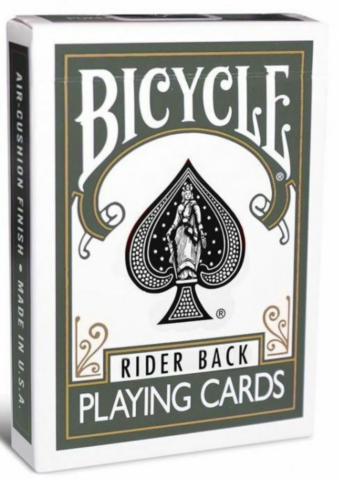 Bicycle Rider Standard Poker cards (Gray)_boxshot
