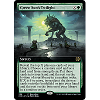 Green Sun's Twilight (Foil) (Extended Art) (Buy-a-box Promo)