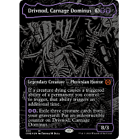 Drivnod, Carnage Dominus (Oil Slick Raised Foil) (Borderless)