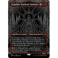 Solphim, Mayhem Dominus (Oil Slick Raised Foil) (Borderless)