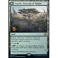 Argoth, Sanctum of Nature // Titania, Gaea Incarnate (Foil) (Prerelease)