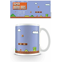 Super Mario Bros. Mug Retro Title