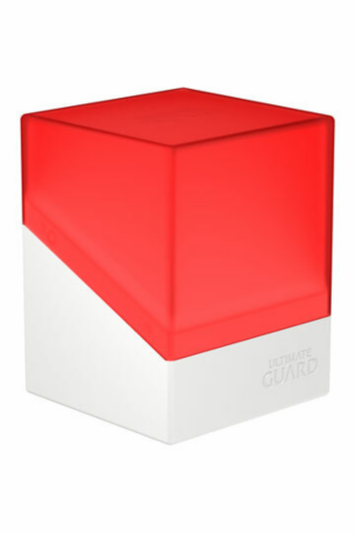 Ultimate Guard Boulder Deck Case 100+ SYNERGY Red/White_boxshot
