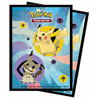 UP - Pikachu and Mimikyu Deck Protector sleeves for Pokémon - (65 Sleeves)