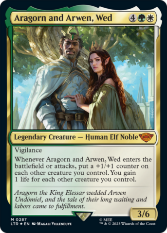 Aragorn and Arwen, Wed (Foil)_boxshot