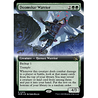 Doomskar Warrior (Foil) (Extended Art)