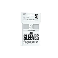 Gamegenic:  Just Sleeves - Standard Card Game White (50 Sleeves)