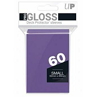 Ultra Pro Card Sleeves - Japanese Size Gloss (60) - Purple