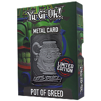 Yu-Gi-Oh! Limited Edition Metal Card Collectibles - Pot of Greed