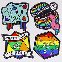 Dice for All 1 Pride Sticker Sheet
