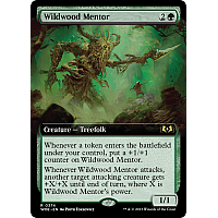 Wildwood Mentor (Foil) (Extended Art)