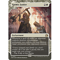 Karmic Justice (Foil) (Showcase) (Borderless)