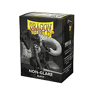 Dragon Shield Sleeves - Non-Glare Matte Black Standard Size V2