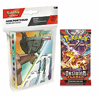 Pokémon TCG - Scarlet & Violet Obsidian Flames Mini Portfolio plus Booster