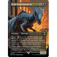 Grim Giganotosaurus (Foil) (Borderless)