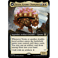 Tetzin, Gnome Champion // The Golden-Gear Colossus (Extended Art)