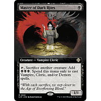 Master of Dark Rites (Foil) (Extended Art)