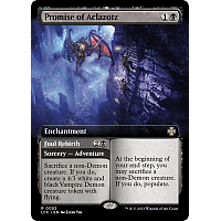 Promise of Aclazotz // Foul Rebirth (Foil) (Extended Art)