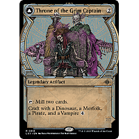 Throne of the Grim Captain // The Grim Captain (Foil) (Showcase)