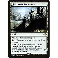 Hanweir Battlements // Hanweir, the Writhing Township (Foil) (Prerelease)