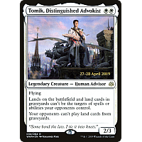 Tomik, Distinguished Advokist (Foil) (Prerelease)