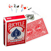 Bicycle Rider Back Mini cards deck (Red)