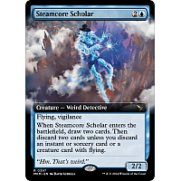 Steamcore Scholar (Foil) (Extended Art)