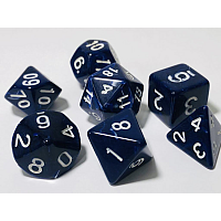 A Role Playing Dice Set: Midnight Blue Pearl