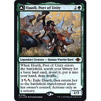 Huatli, Poet of Unity // Roar of the Fifth People (Foil) (Prerelease)