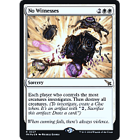 No Witnesses (Foil) (Prerelease)