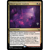 Blood Spatter Analysis (Foil)