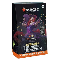 Magic The Gathering:  Outlaws of Thunder Junction Commander Deck - Most Wanted