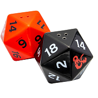 Dungeons & Dragons 3D Salt and Pepper Shaker Dice