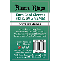 59x92mm Euro Card Sleeves 60 Microns (110)
