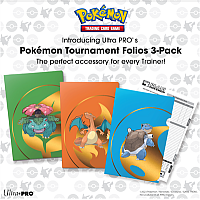 UP - 3-pack Tournament Folio (Series 1) for Pokémon