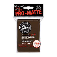 50ct Pro-Matte Brown Standard Deck Protectors