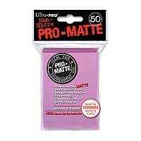50ct Pro-Matte Pink Standard Deck Protectors