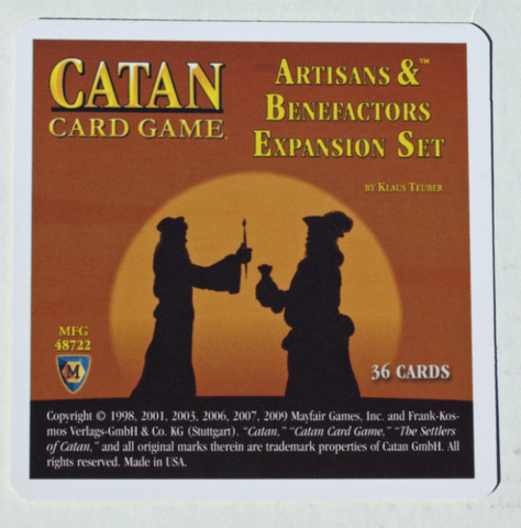Catan Card Game Expansion: Artisans & Benefactors_boxshot