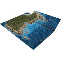 Descent (First Edition): Ocean Map Board