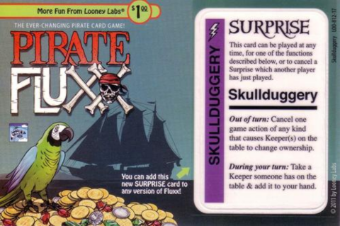 Pirate Fluxx: Skullduggery Promo Card_boxshot