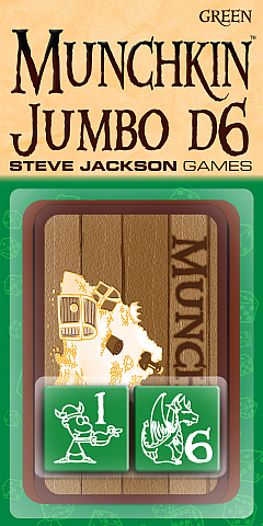 Munchkin Jumbo D6 (Green)_boxshot