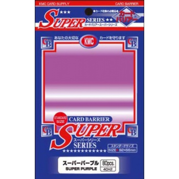 KMC Standard Sleeves - Super Purple_boxshot