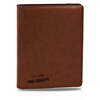 Premium Pro-Binder - 9-Pocket Portfolio - Brown