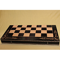 Schack + Backgammon: Big, Svart