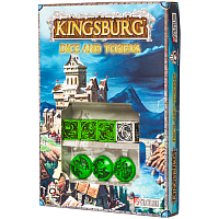 Kingsburg: Dice & Tokens set Green