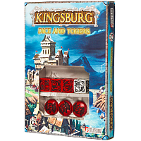 Kingsburg: Dice & Tokens set Red