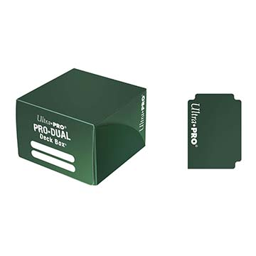 PRO Dual Standard Green Deck Box (180 cards)_boxshot