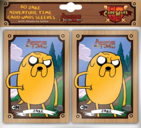 Adventure Time Card Wars Sleeves - Jake (80 sleeves)_boxshot